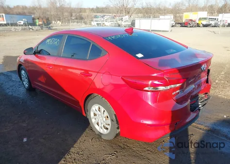 2017 Hyundai Elantra Se z USA, uszkodzony, nr VIN 5NPD74LF9HH067666